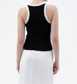 Contrast trim raceback tank black