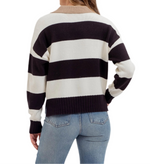 Rugby chic sweater