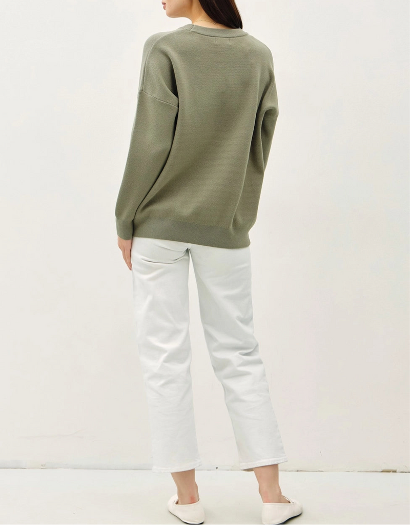 Olive pullover sweater