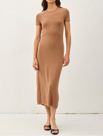 Ordinary day midi dress toffee