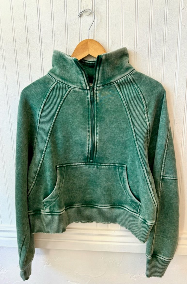 Cozy quarter zip