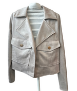 Touch of cool jacket pale taupe