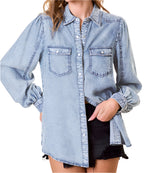 Denim days top