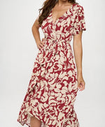 Romantic dream wrap dress