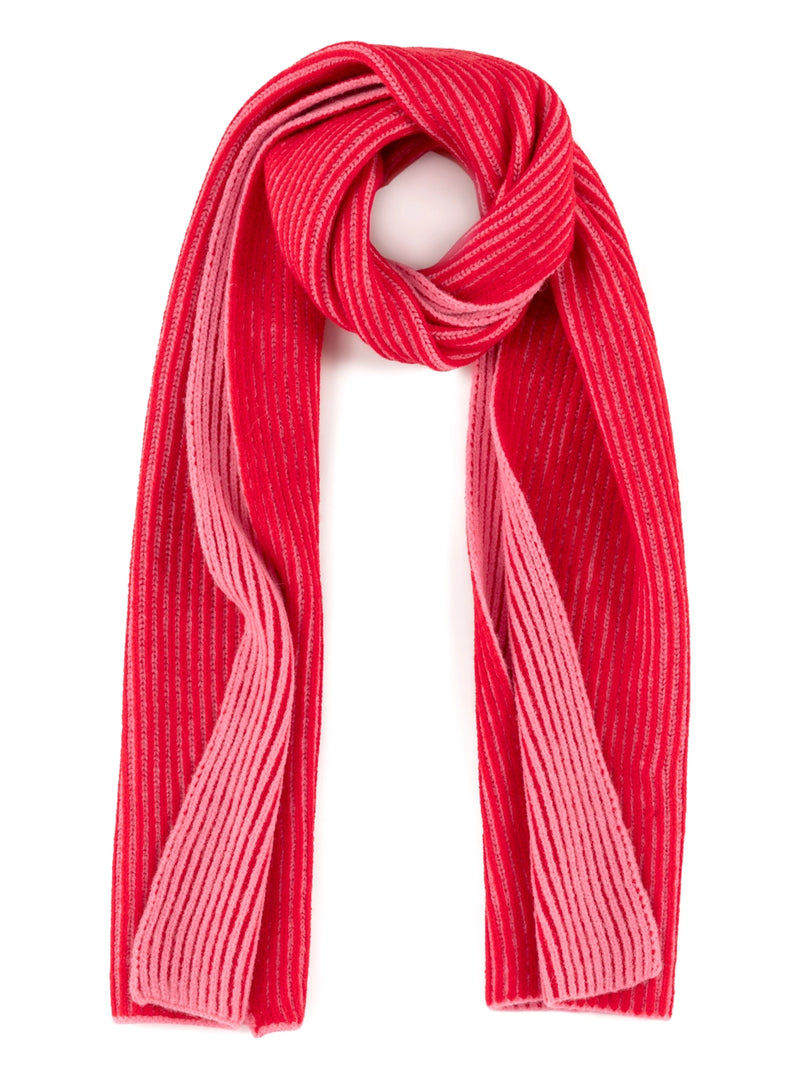 Rose blush knit scarf