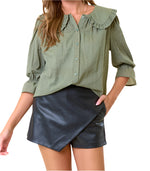 Frill blouse