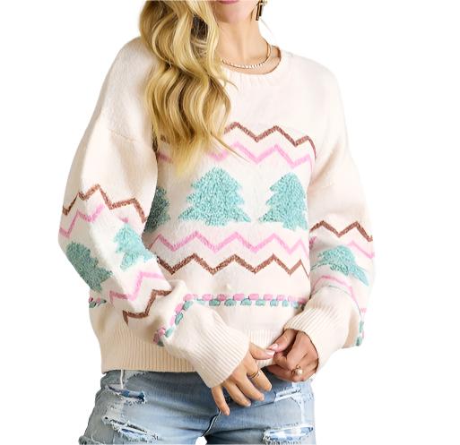 Holiday cheer sweater - Ivory